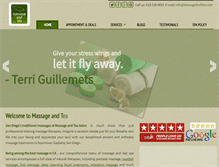 Tablet Screenshot of massageandtea.com